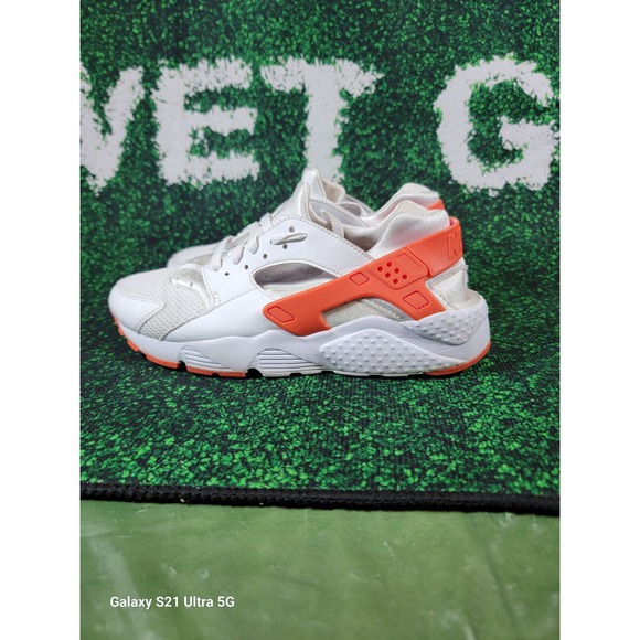 Girls' Nike Air Huarache Run White Racer Pink Running Shoes GS 654280-108 sz 7y - Picture 3 of 10